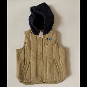 New BabyGap 3 years hooded vest
